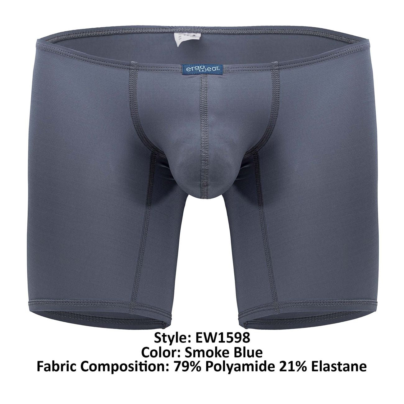 ErgoWear EW1598 X4D Boxer Briefs Color Smoke Blue - DealByEthan.gay loves ErgoWear
