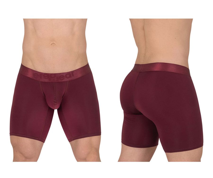 ErgoWear EW1624 MAX XX Boxer Briefs Color Burgundy - DealByEthan.gay loves ErgoWear