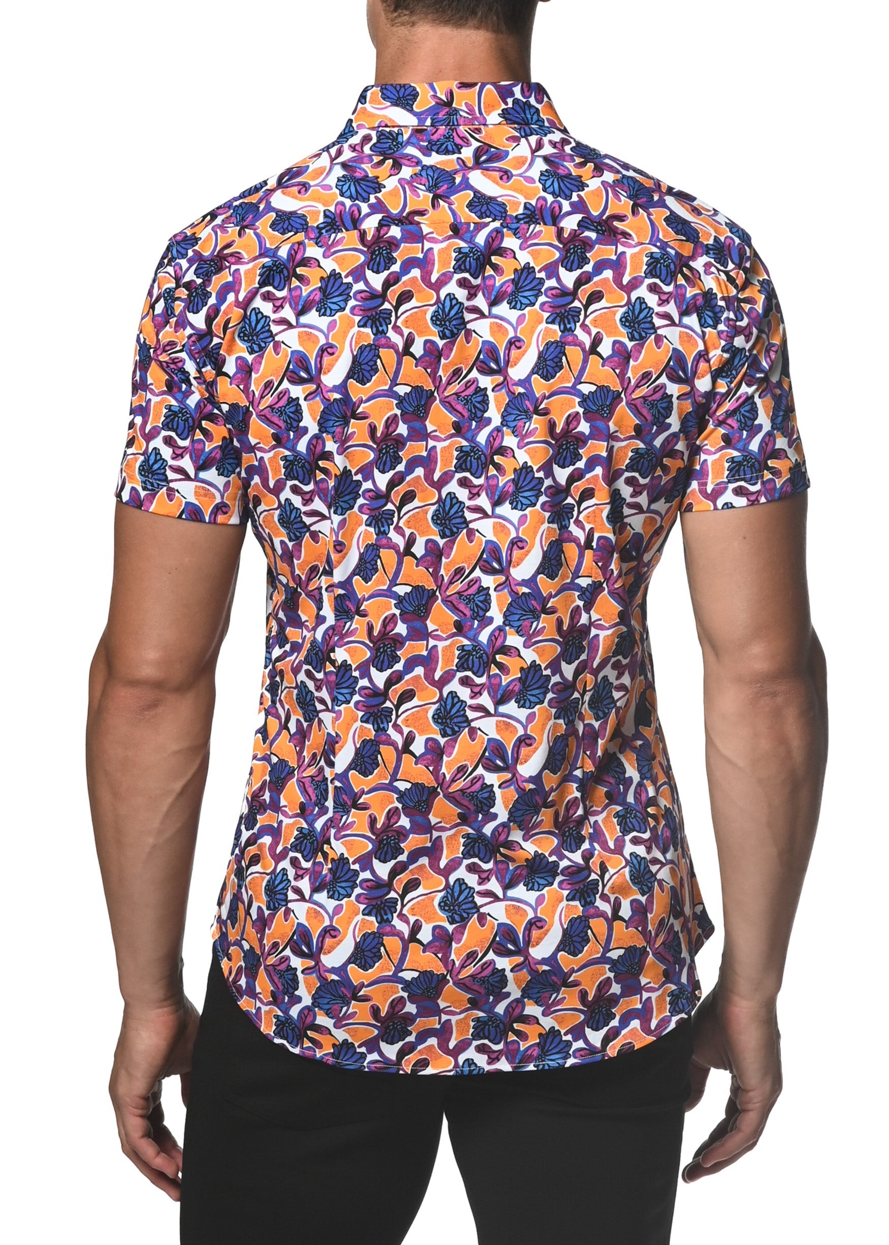 FLORAL STRETCH KNIT SHIRT - DealByEthan.gay loves ST33LE