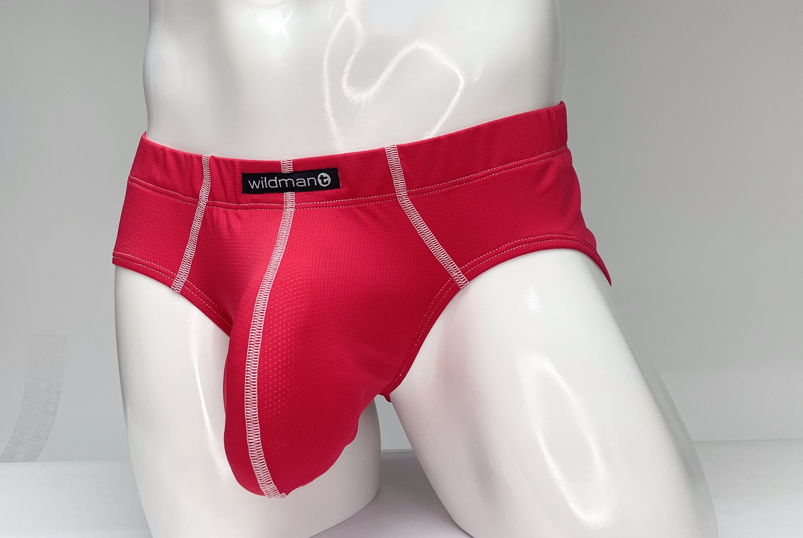 WildmanT Mesh Brief Red - DealByEthan.gay