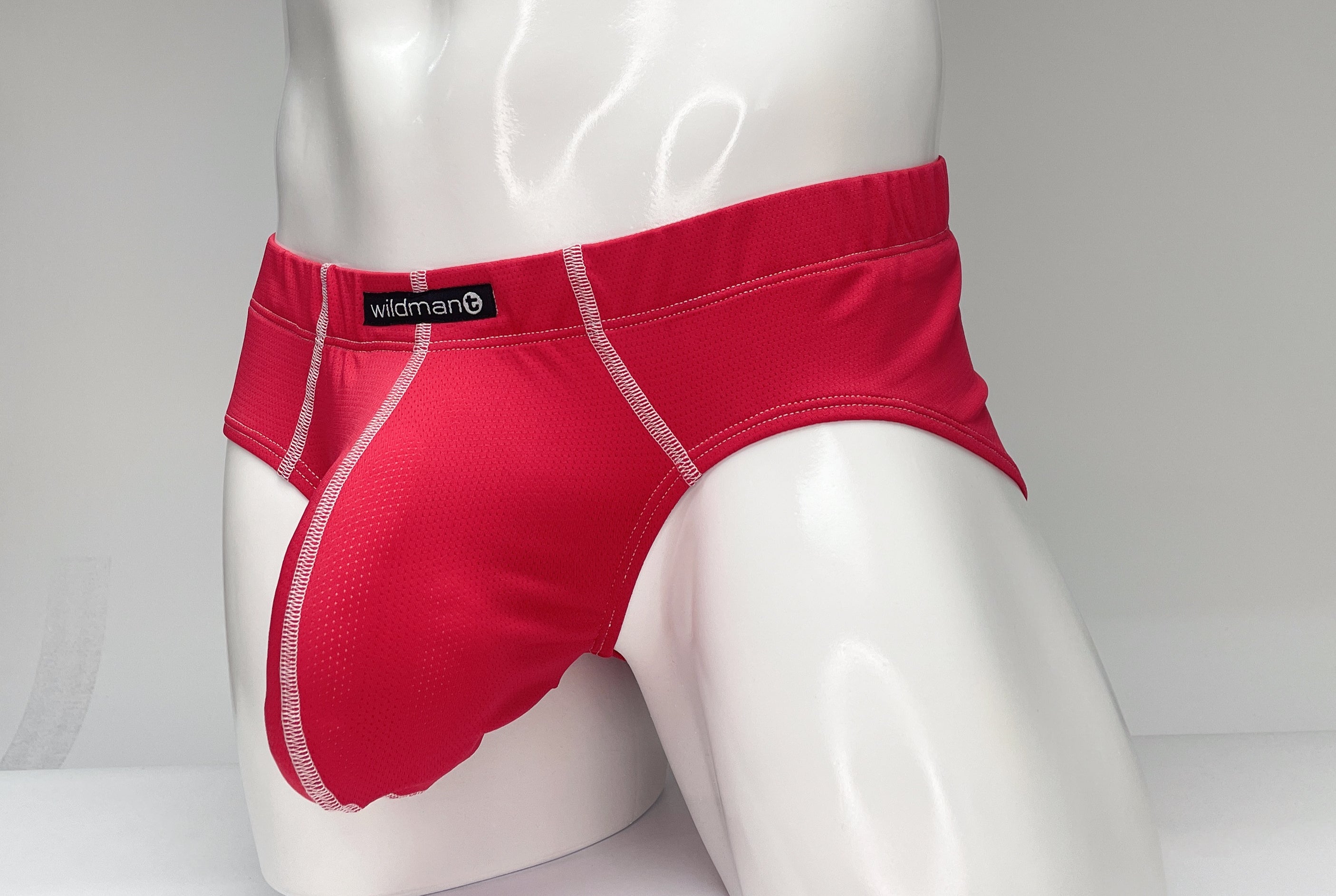 WildmanT Mesh Brief Red - DealByEthan.gay