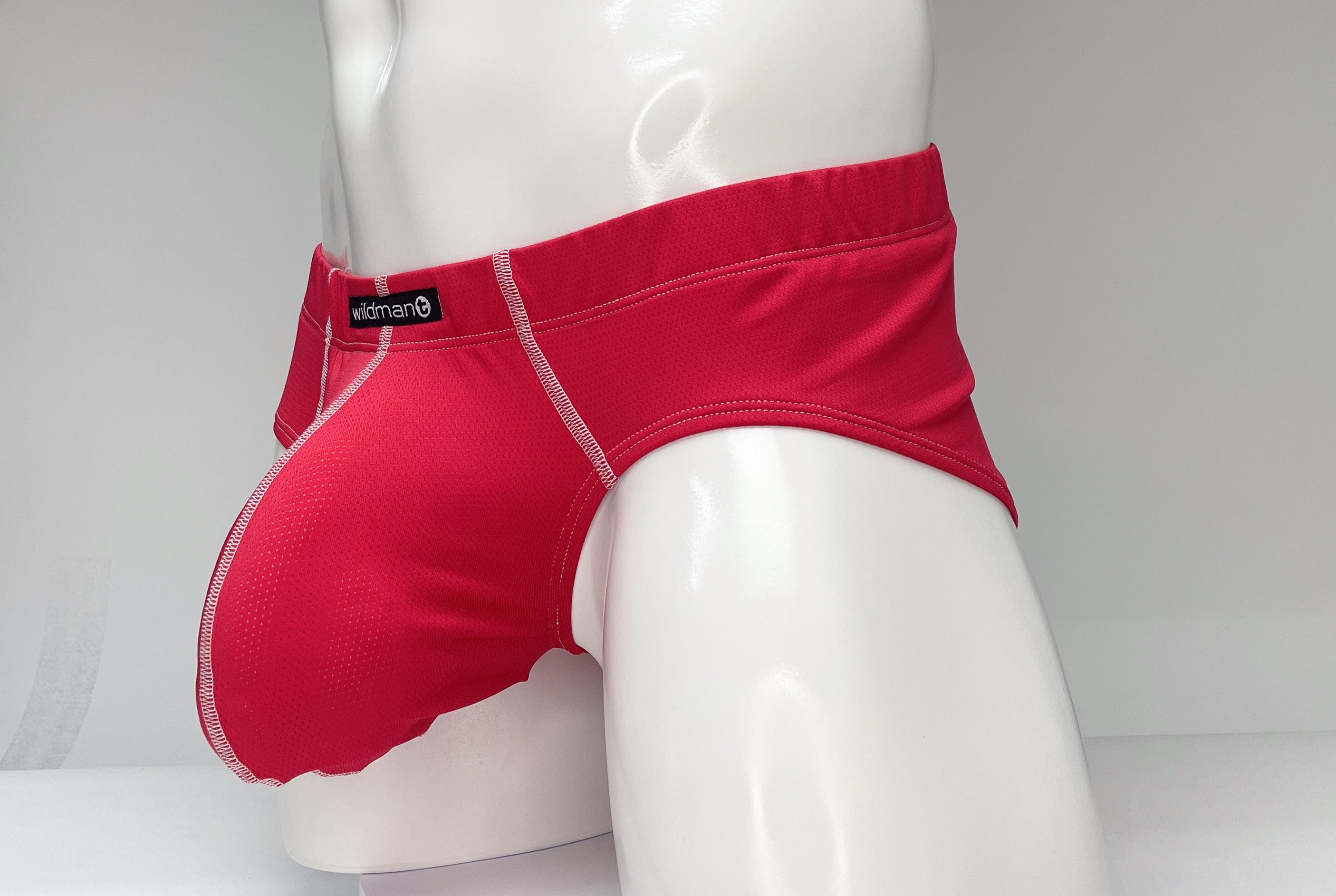 WildmanT Mesh Brief Red - DealByEthan.gay