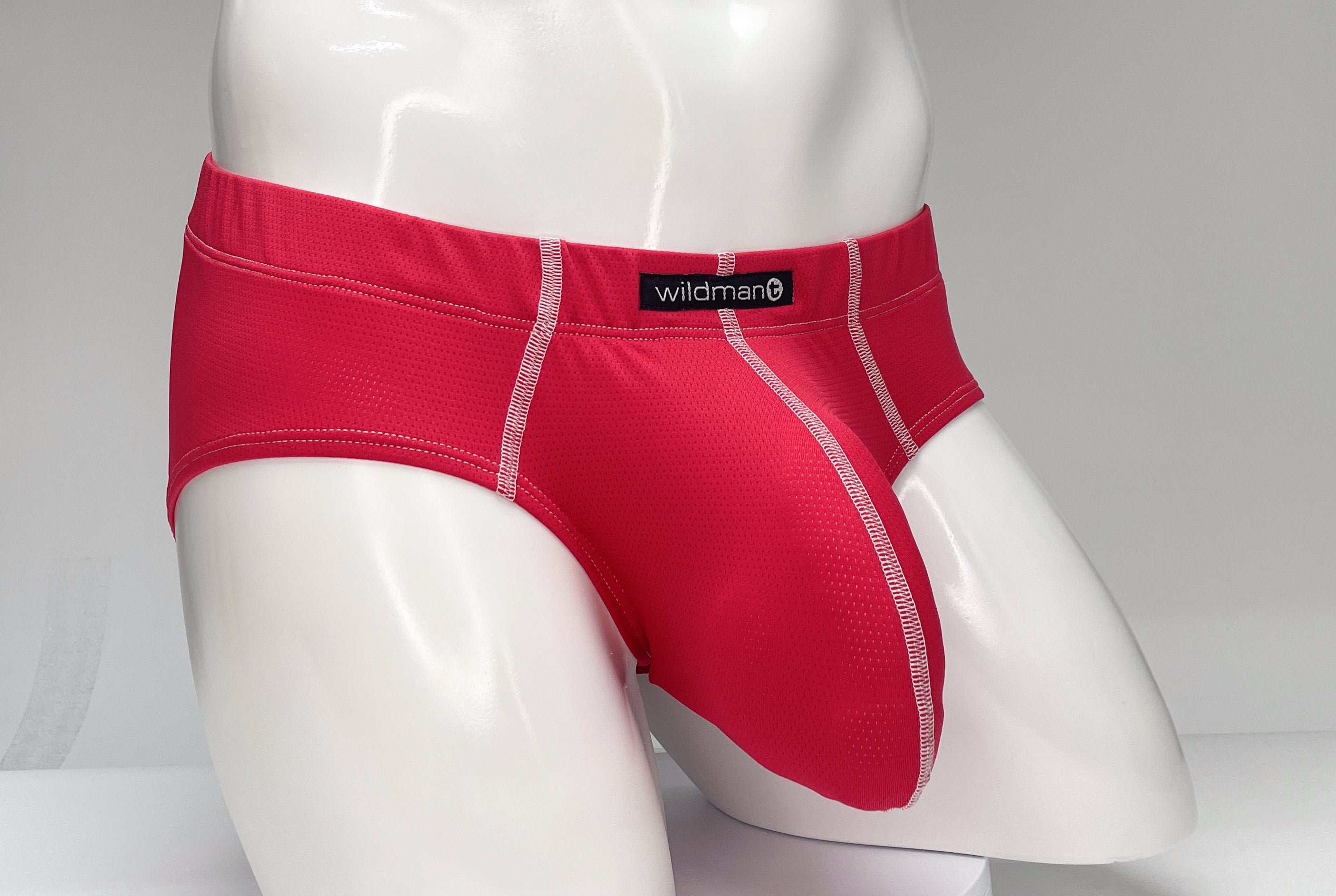 WildmanT Mesh Brief Red - DealByEthan.gay