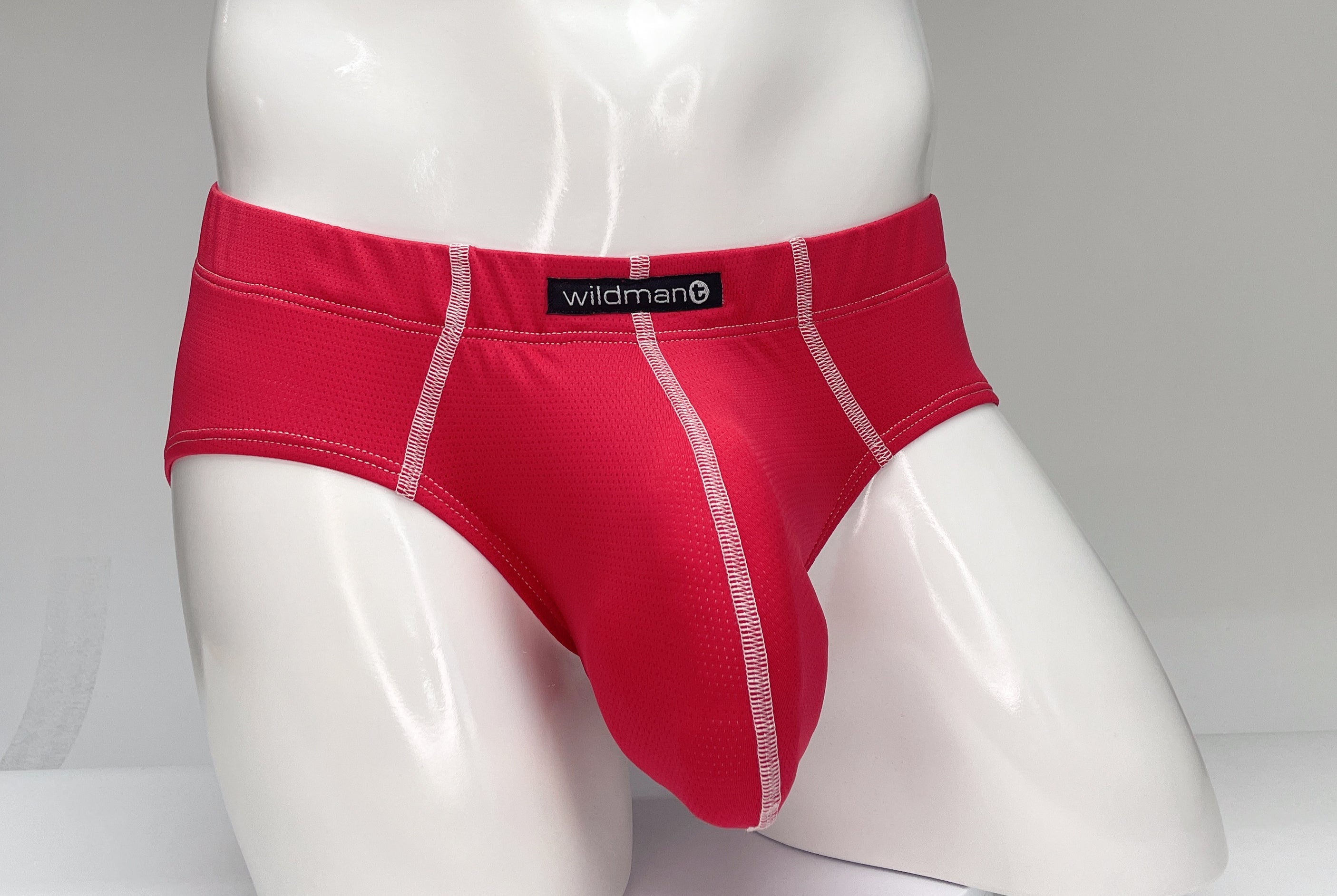 WildmanT Mesh Brief Red - DealByEthan.gay