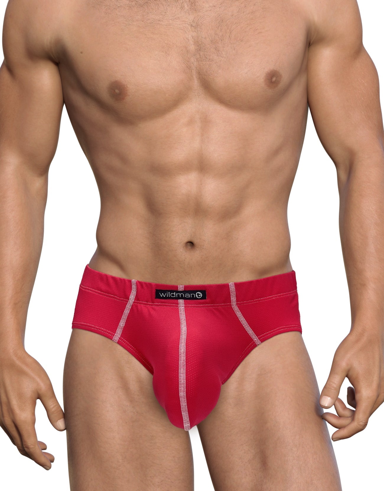 WildmanT Mesh Brief Red - DealByEthan.gay