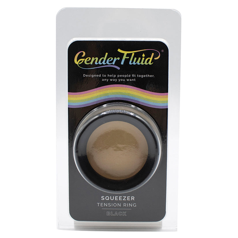 Gender Fluid Squeezer Tension Ring-Black - DealByEthan.gay