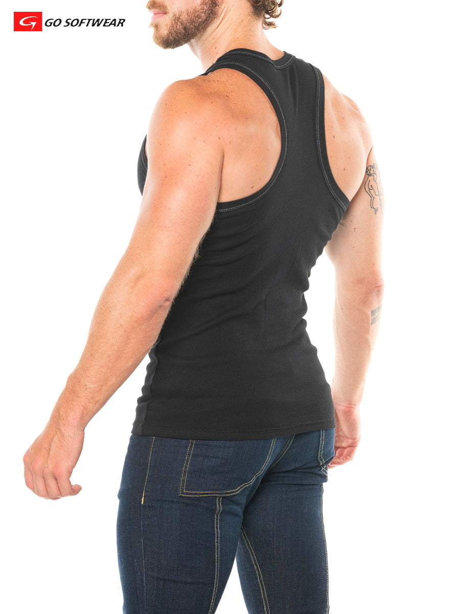 Lumber Jack Y-Back Tank Top - DealByEthan.gay