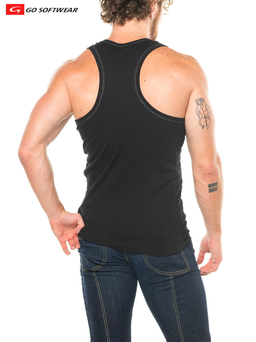 Lumber Jack Y-Back Tank Top - DealByEthan.gay