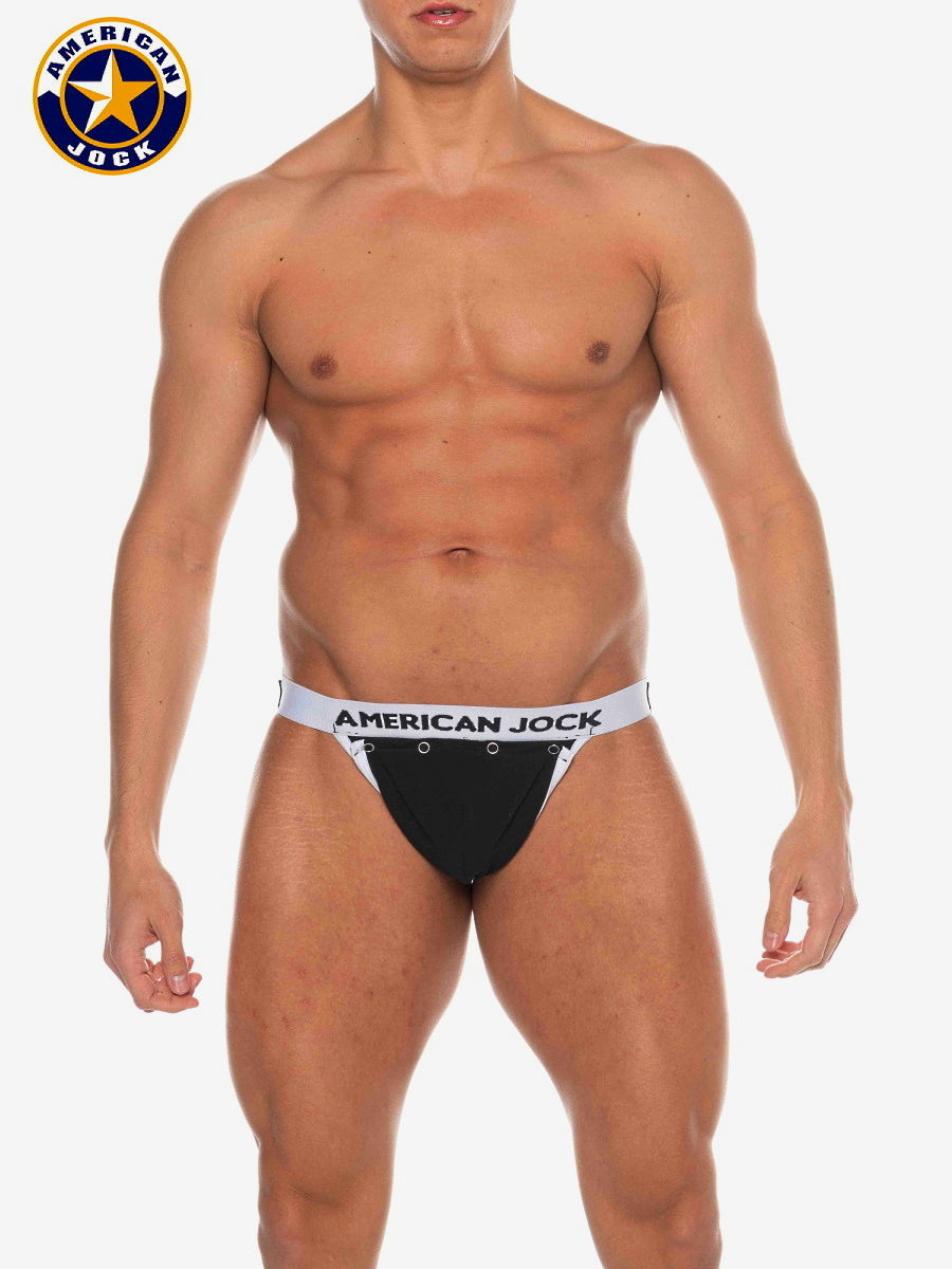 A J Basics Jockstrap w/Removable Code Piece - DealByEthan.gay