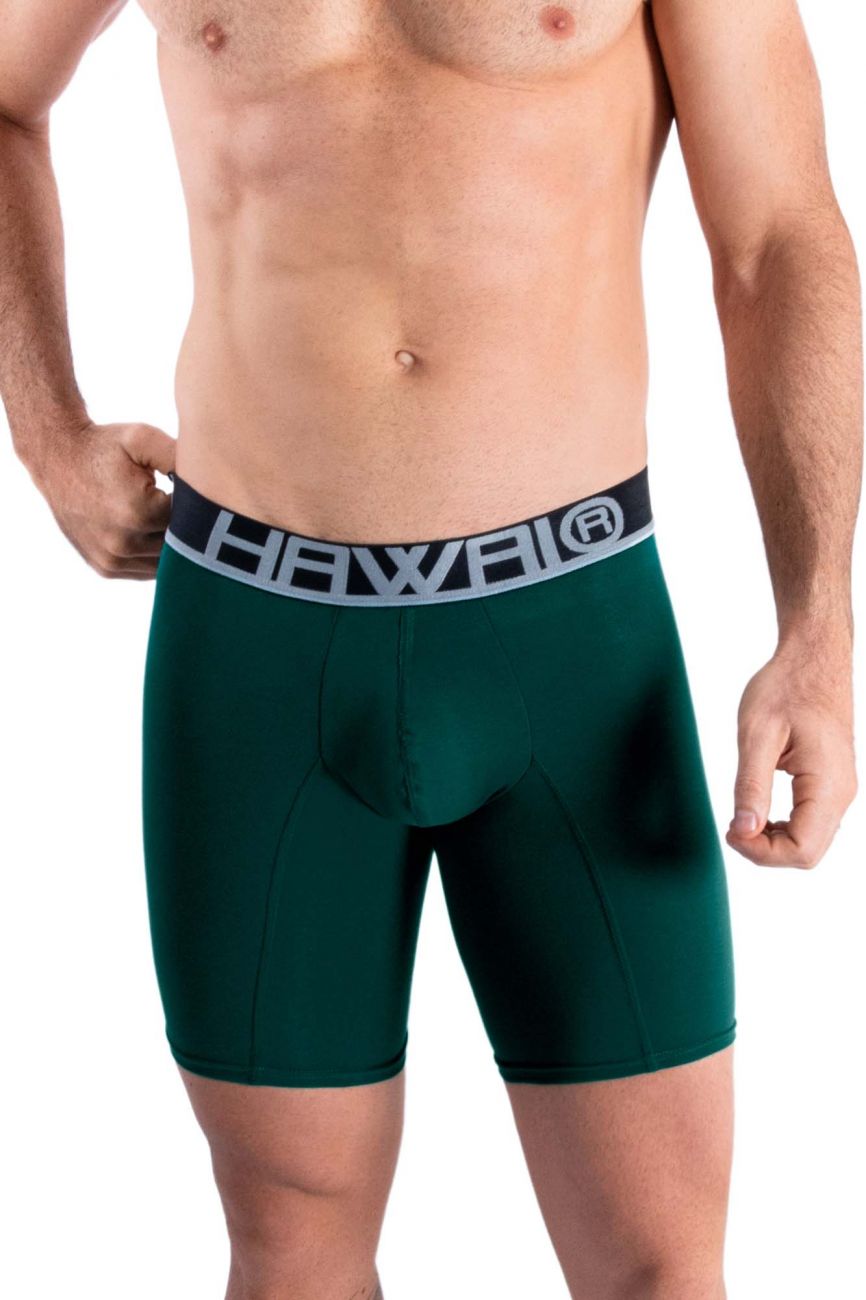 HAWAI 41903 Solid Athletic Boxershorts Farbe Grün