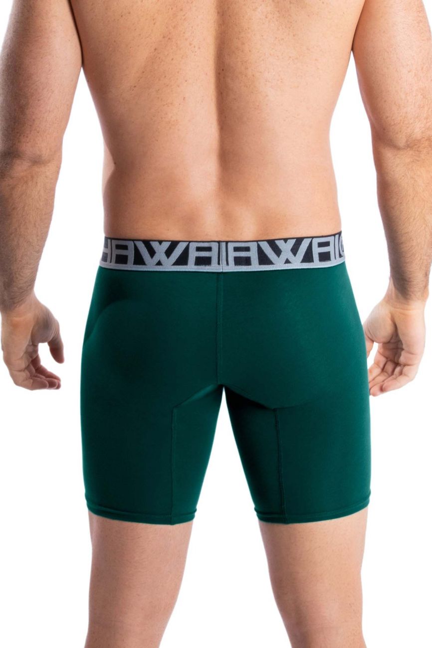HAWAI 41903 Solid Athletic Boxershorts Farbe Grün