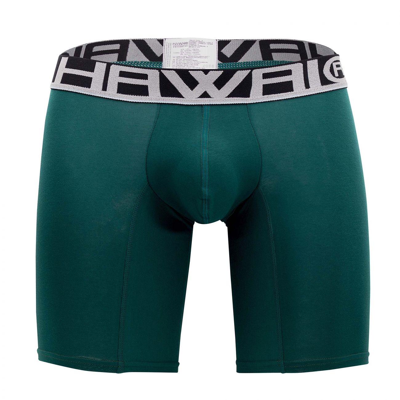 HAWAI 41903 Solid Athletic Boxershorts Farbe Grün