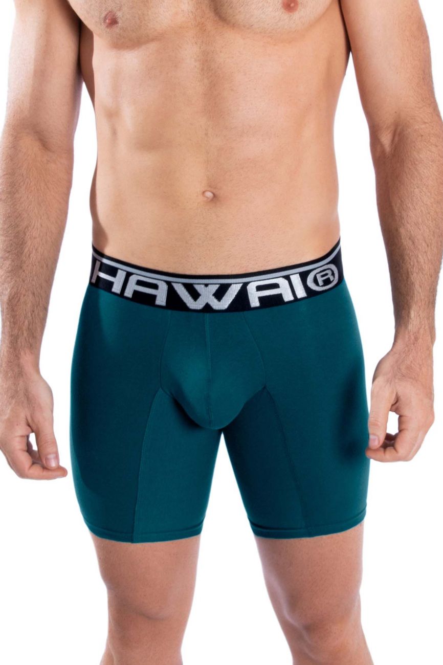 HAWAI 41903 Solid Athletic Boxershorts Farbe Petrol