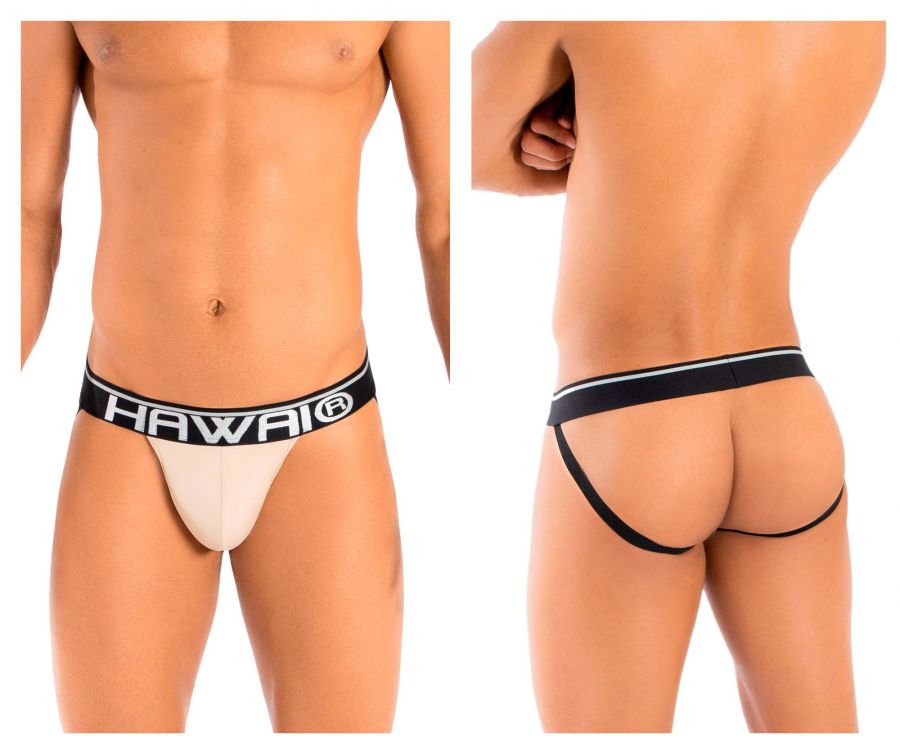 HAWAI 41946 Solid Athletic Jockstrap Farbe Perle
