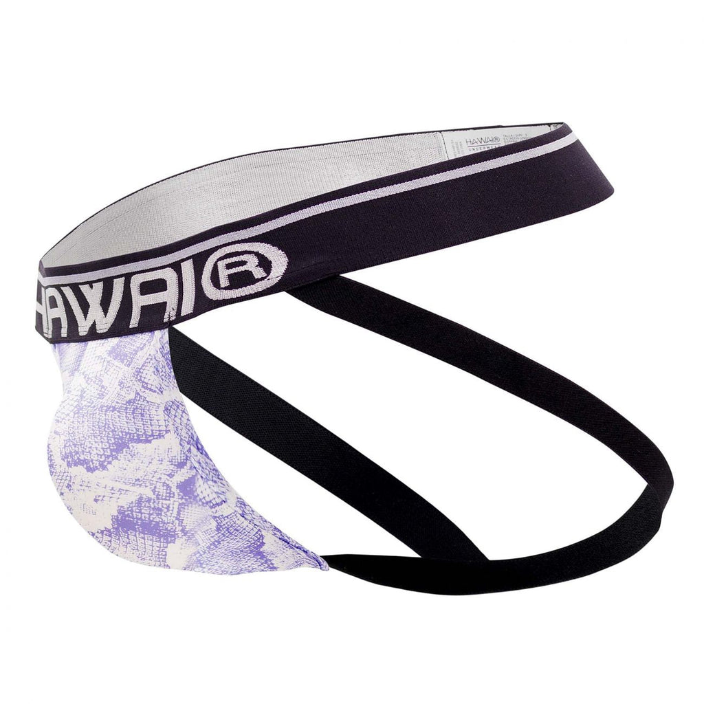 HAWAI 41946T Animal Print Athletic Jockstrap Farbe Amethyst