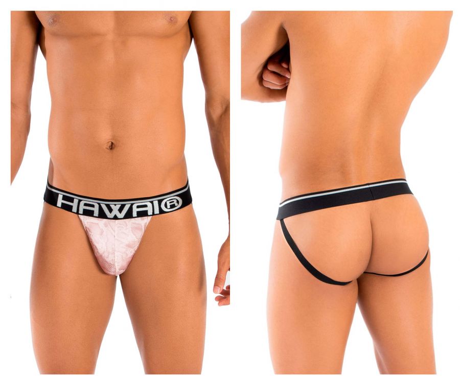 HAWAI 41946T Athletic Jockstrap mit Tiermuster, Farbe Pink