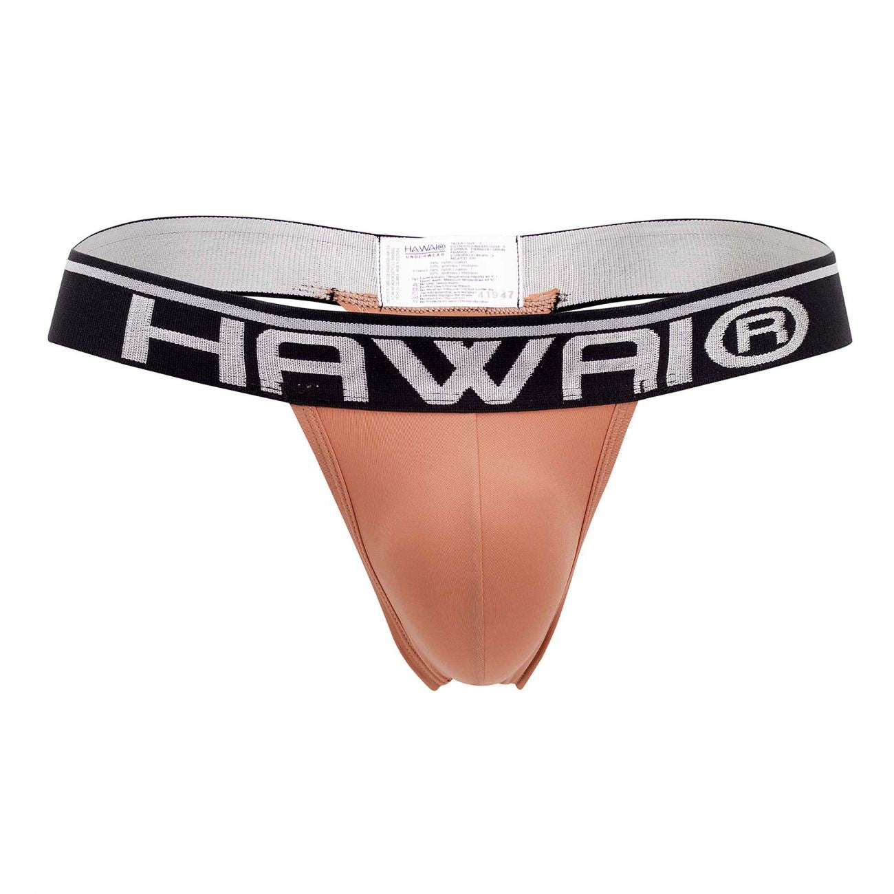 HAWAI 41947 Solide Herren Tangas Farbe Karamell