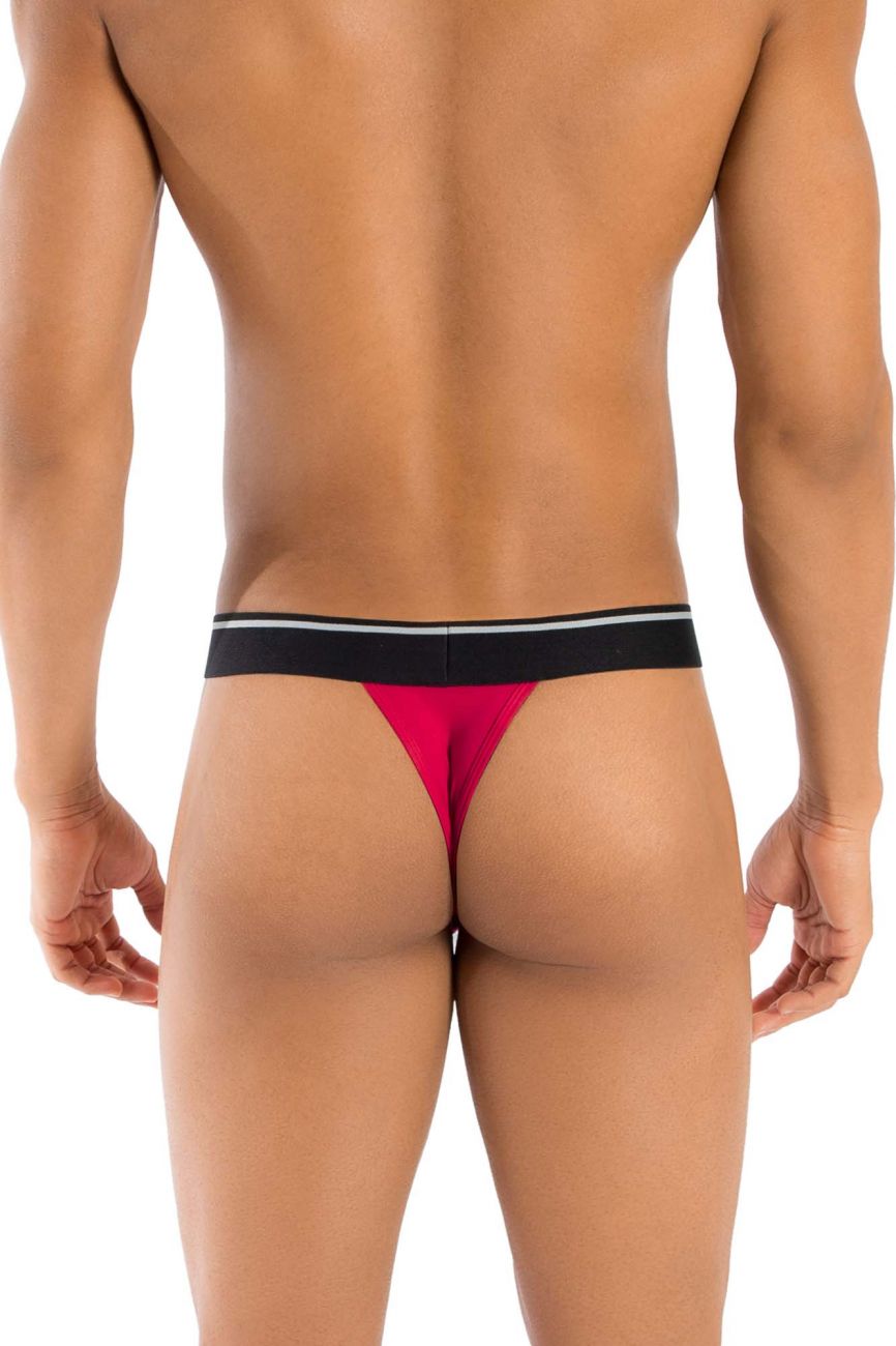 HAWAI 41947 Solide Herren Tangas Farbe Rot