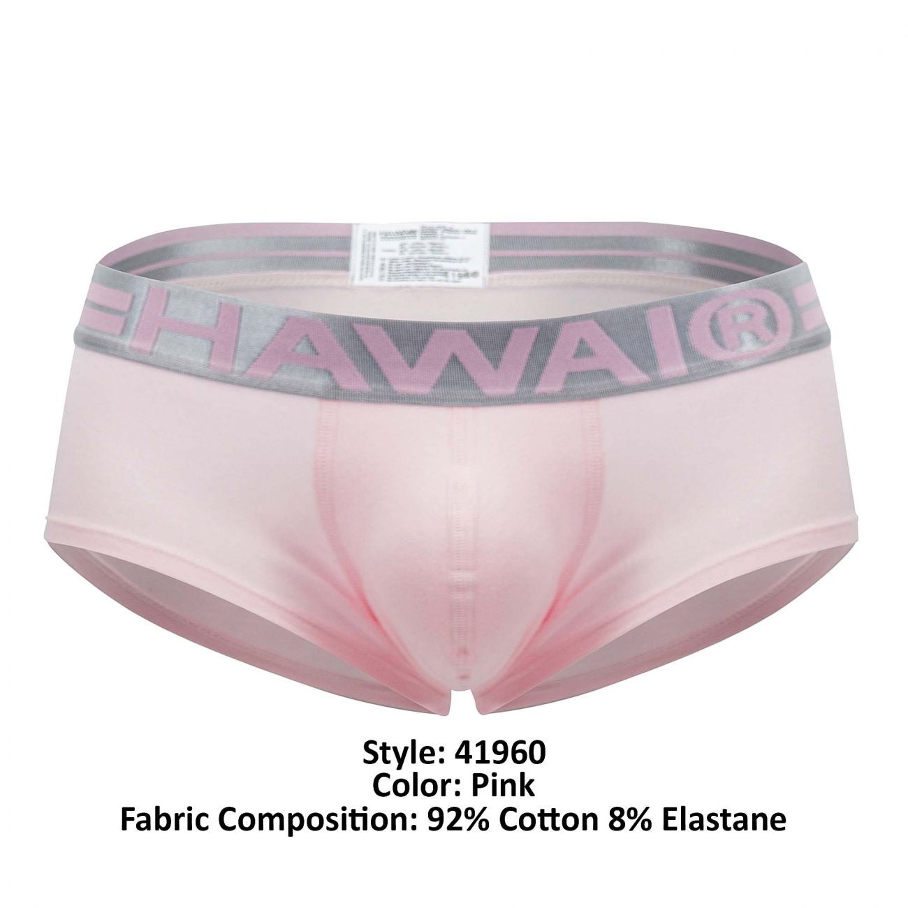 HAWAI 41960 Baumwoll-Badehose Farbe Rosa