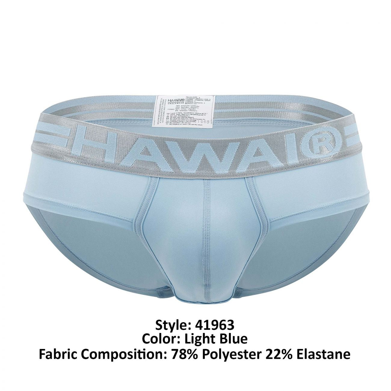 HAWAI 41963 Mikrofaser Slip Farbe Hellblau