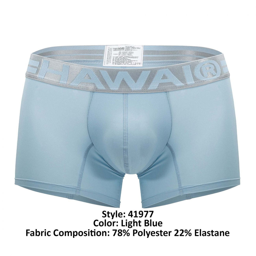 HAWAI 41977 Microfiber Boxer Briefs Color Light Blue - DealByEthan.gay loves HAWAI