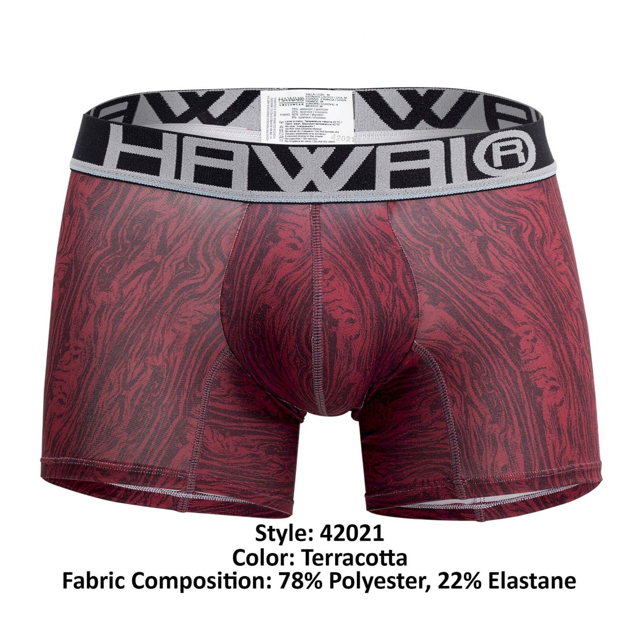 HAWAI 42021 Badehose Farbe Terrakotta