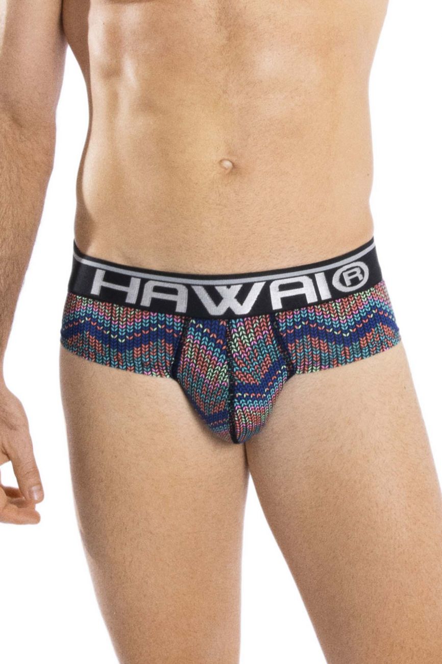 HAWAI 42050 Bunte Hüftslips Farbe Blau