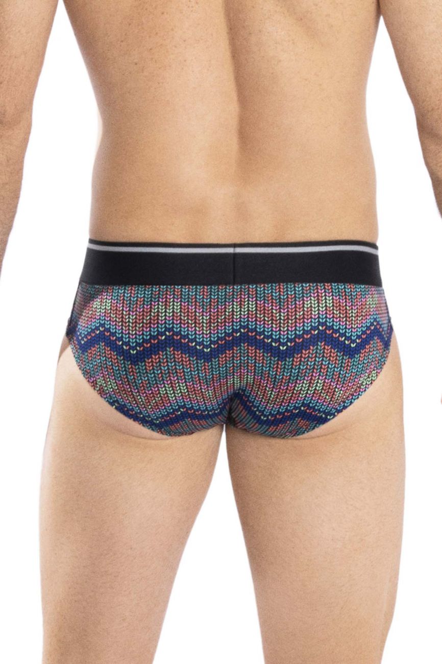 HAWAI 42050 Bunte Hüftslips Farbe Blau
