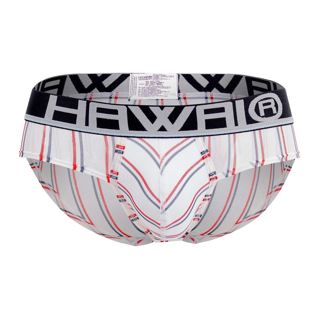 HAWAI 42050 Lines Hüftslip Farbe Weiß