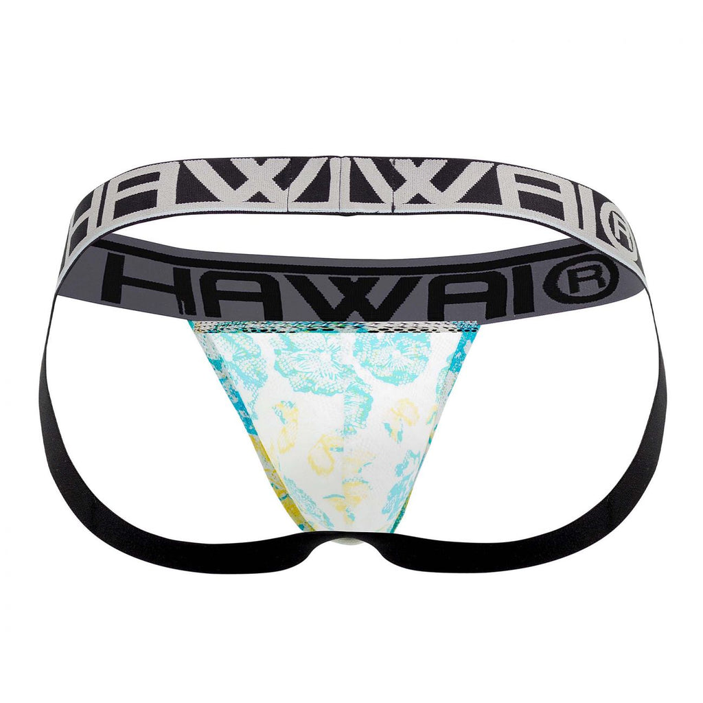 HAWAI 42052 Flowers Athletic Jockstrap Farbe Türkis