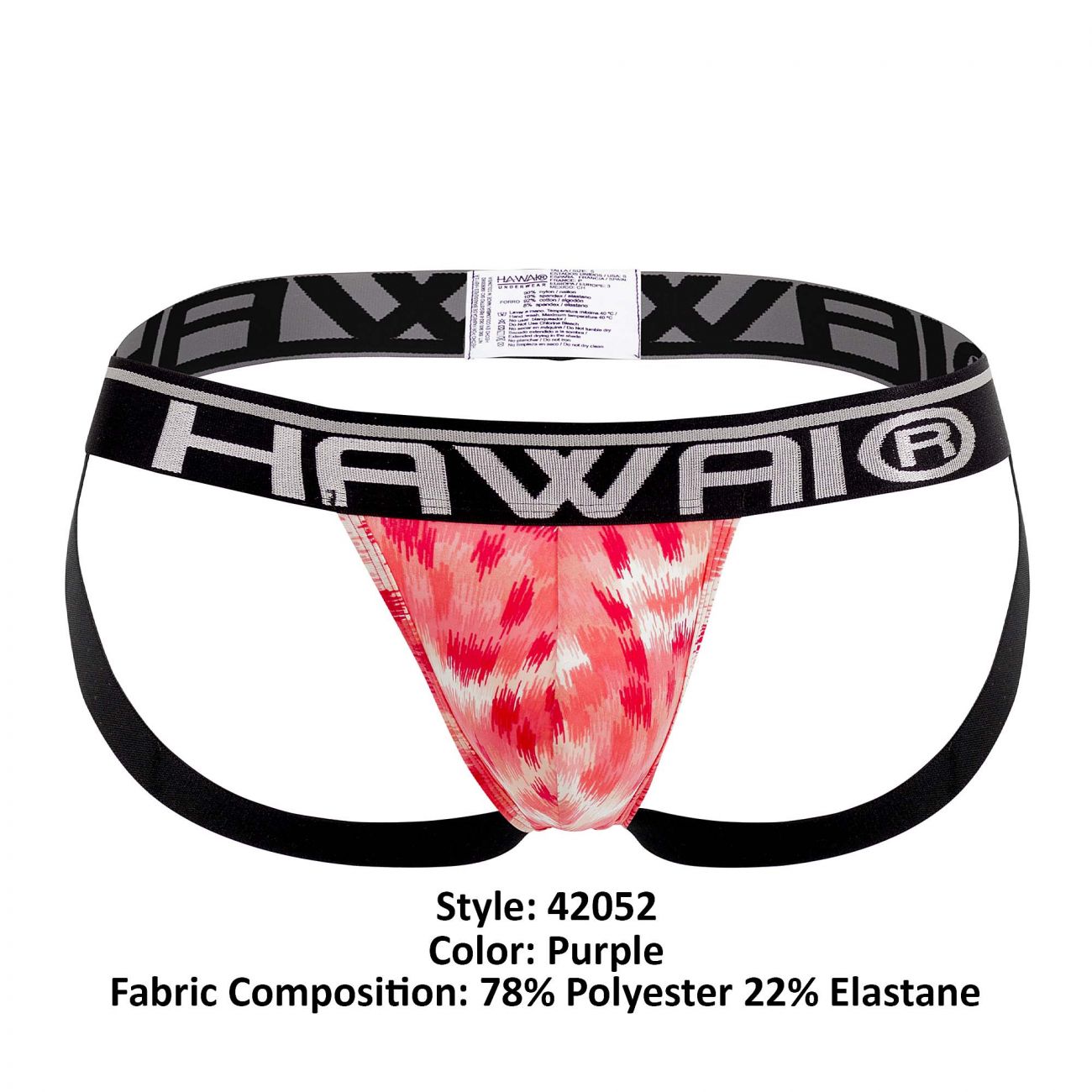HAWAI 42052 Spots Athletic Jockstrap Farbe Rot