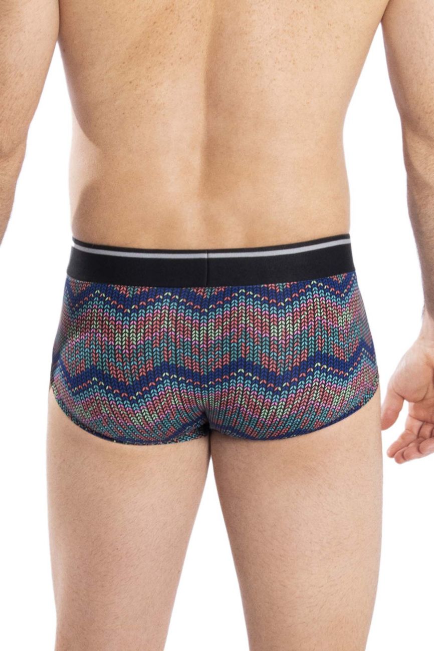 HAWAI 42053 Bunte Mini-Badehose Farbe Blau