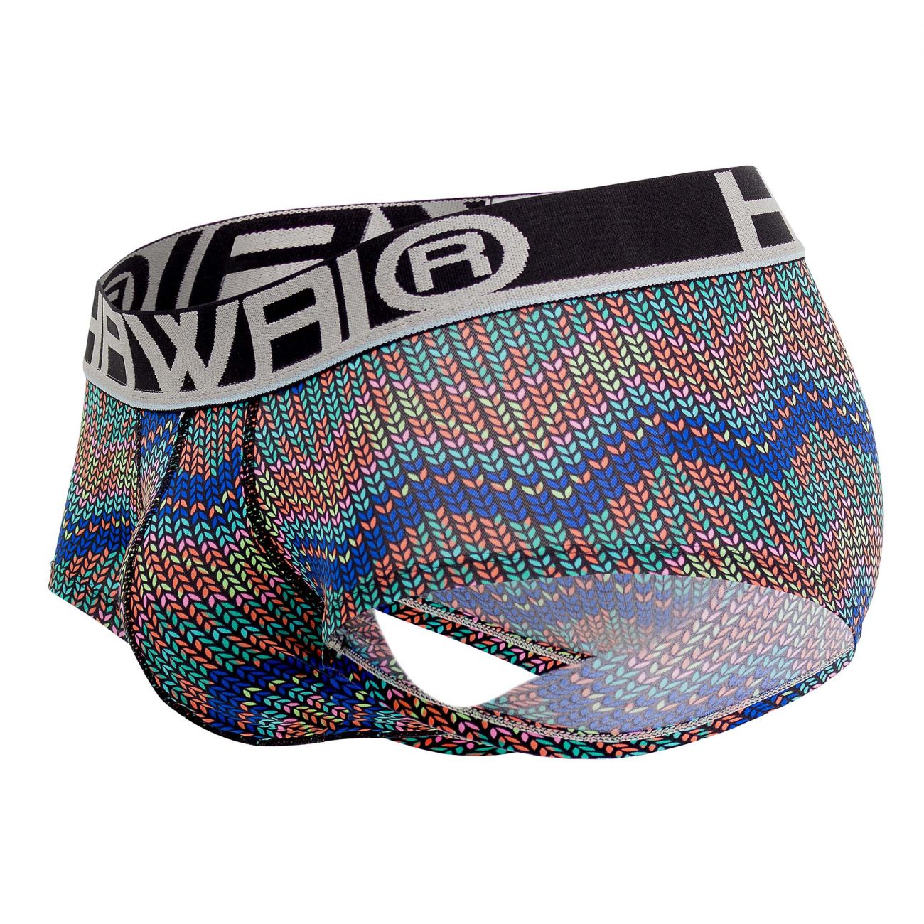 HAWAI 42053 Bunte Mini-Badehose Farbe Blau