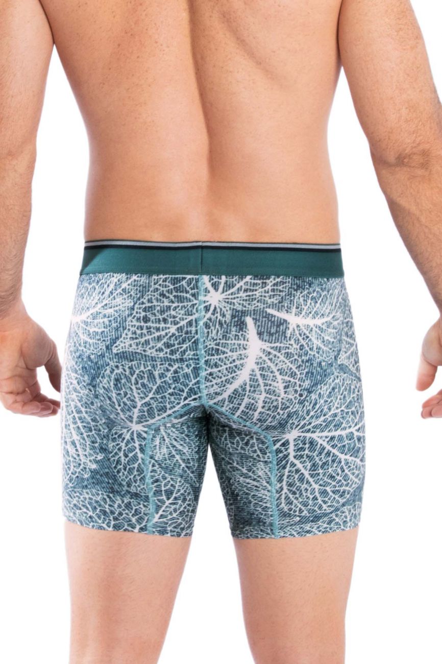 HAWAI 42104 Bedruckte Boxershorts Farbe Grün
