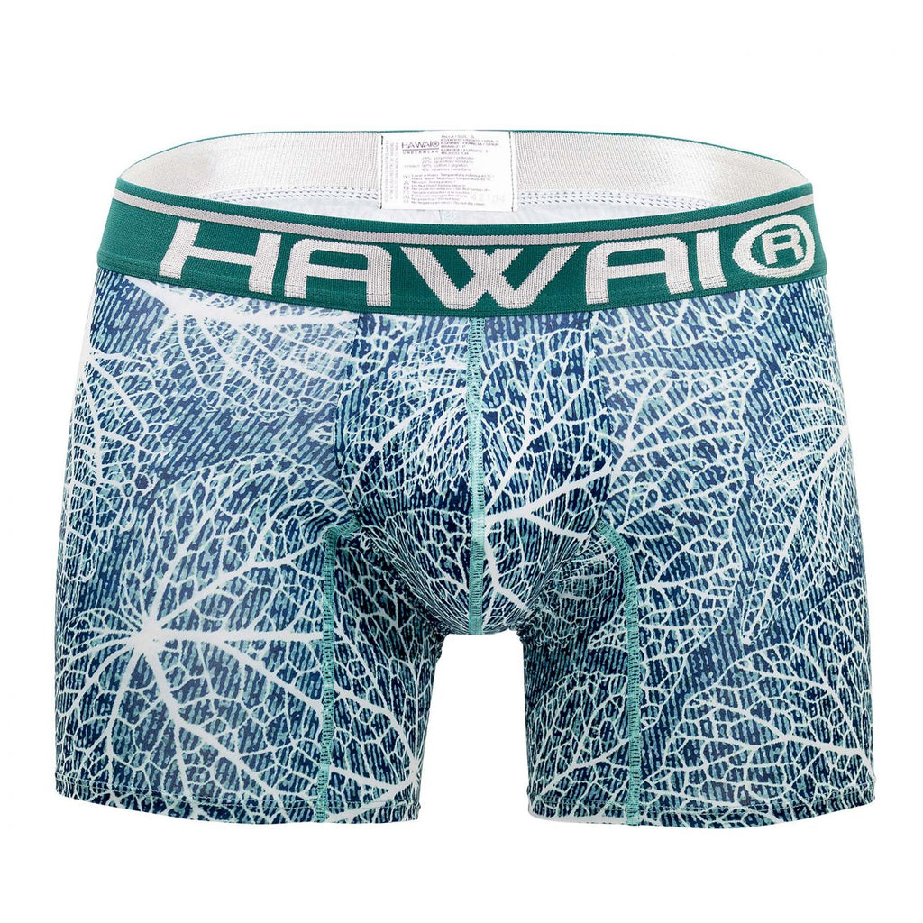 HAWAI 42104 Bedruckte Boxershorts Farbe Grün