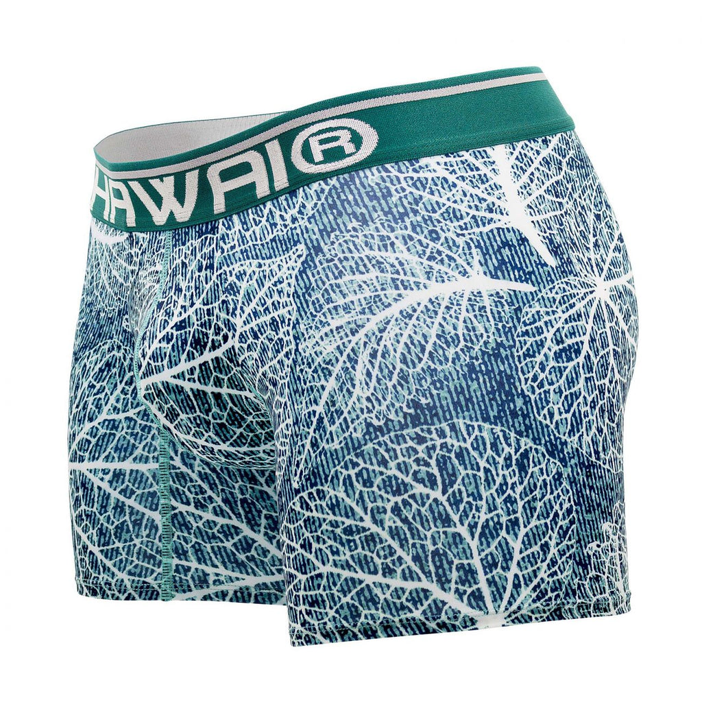 HAWAI 42104 Bedruckte Boxershorts Farbe Grün