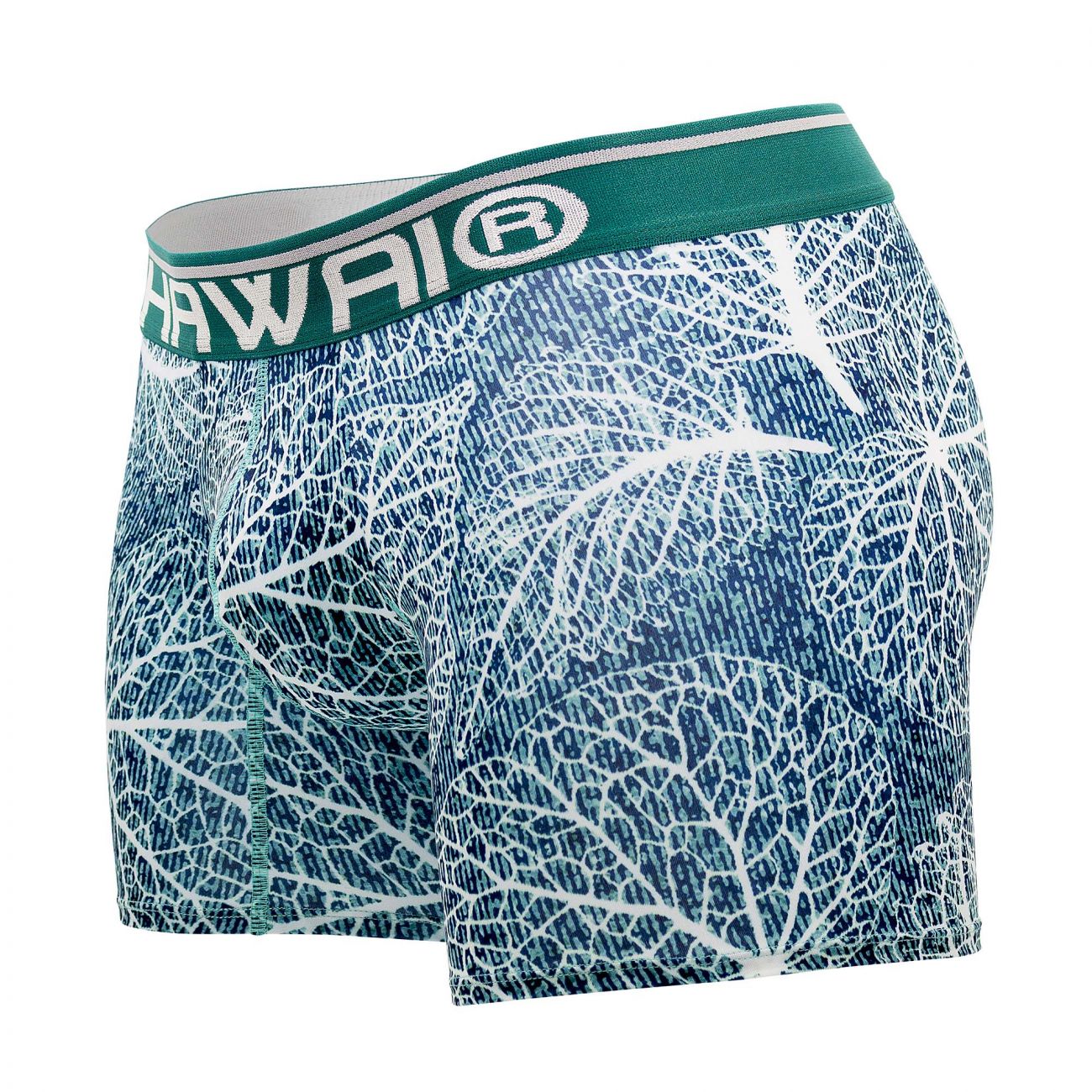 HAWAI 42104 Bedruckte Boxershorts Farbe Grün