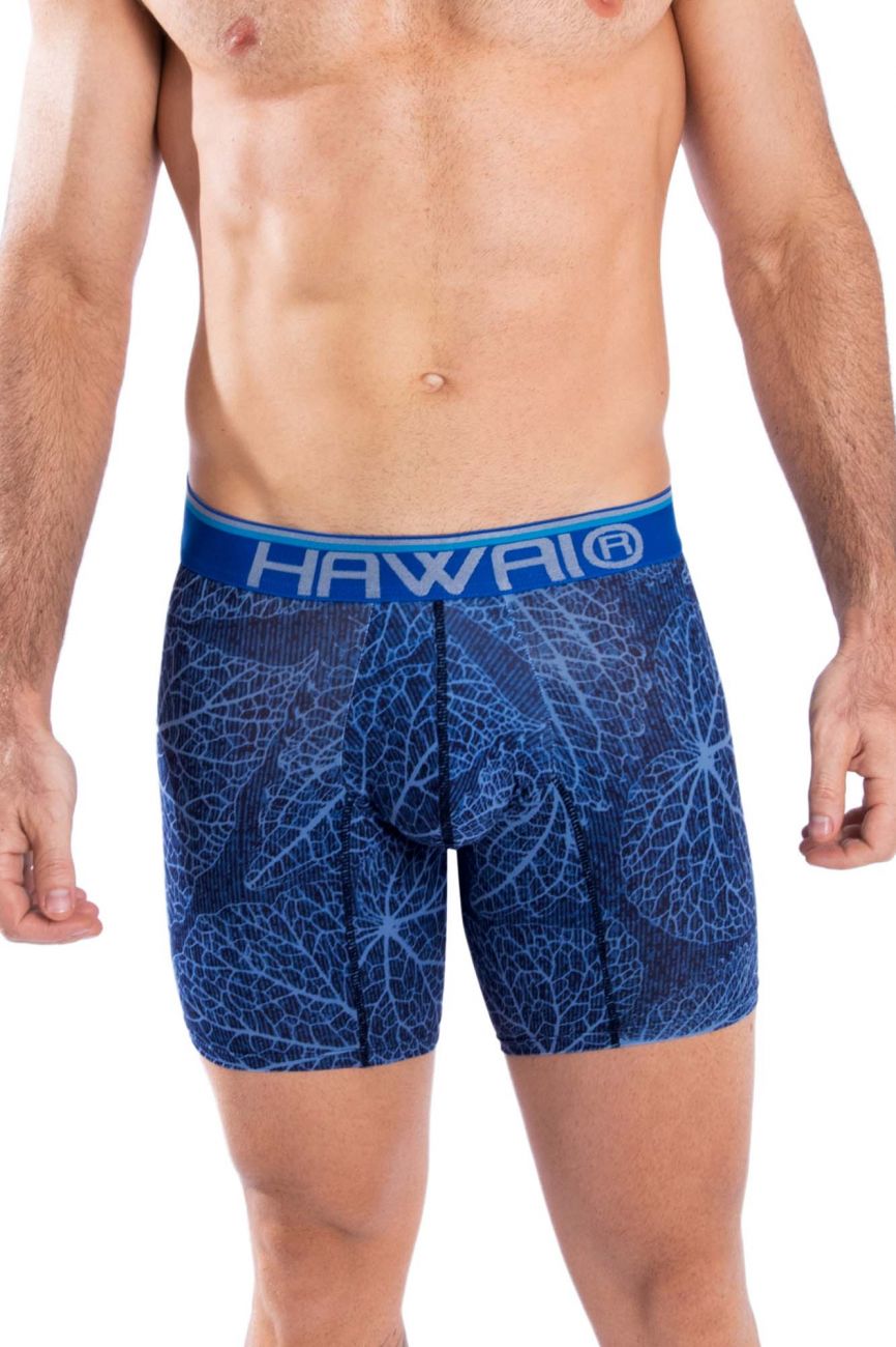 HAWAI 42104 Bedruckte Boxershorts Farbe Königsblau