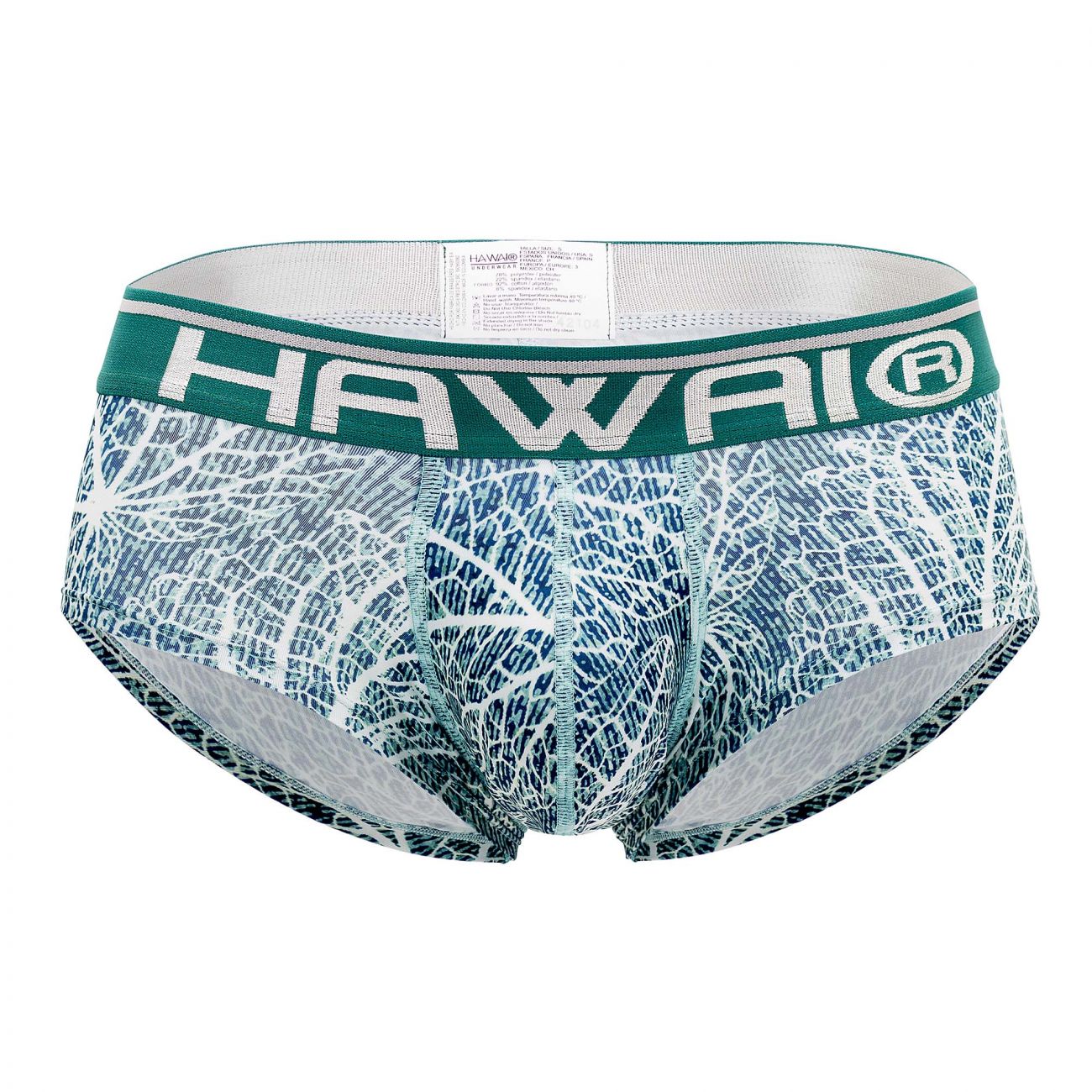 HAWAI 42134 Bedruckte Mini-Badehose, Farbe Grün