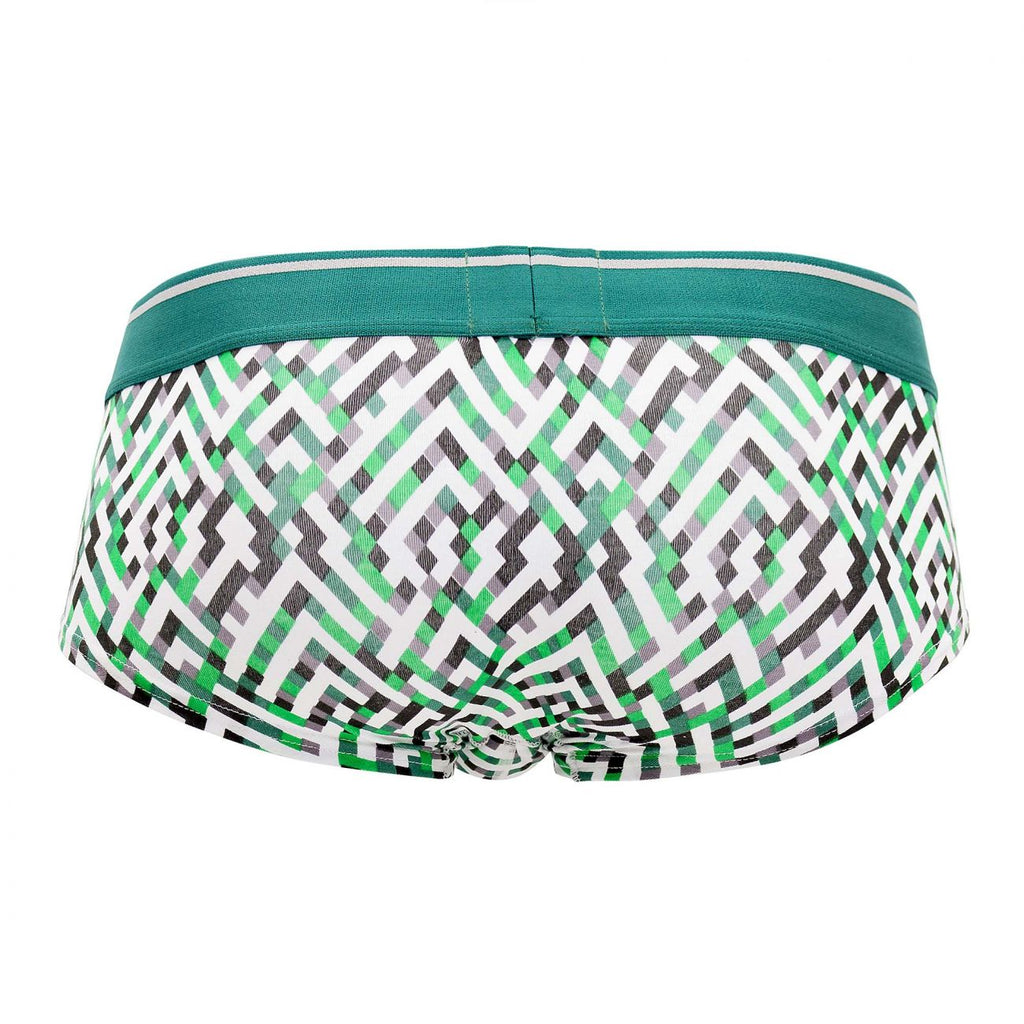 HAWAI 42135 Geometrische Mini-Badehose, Farbe Grün