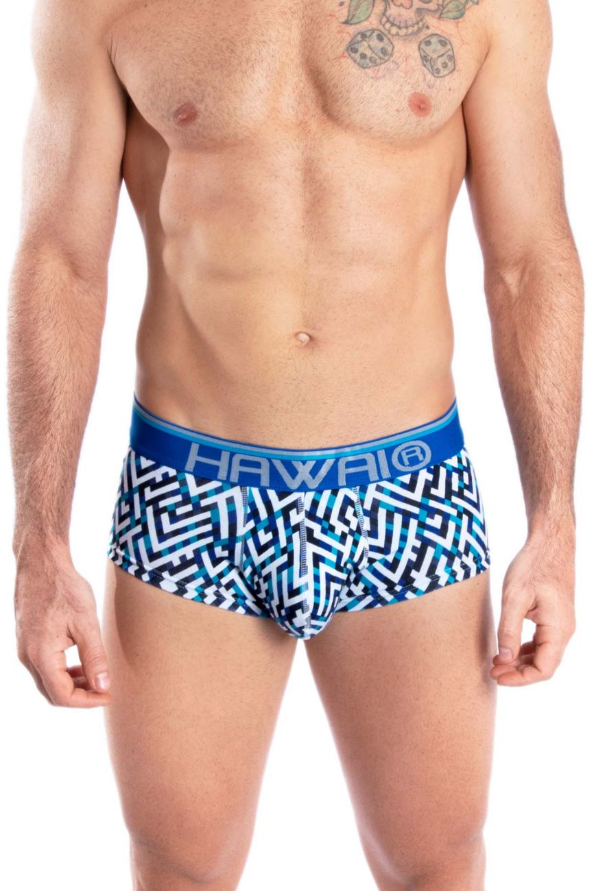 HAWAI 42135 Geometrische Mini-Badehose, Farbe Königsblau