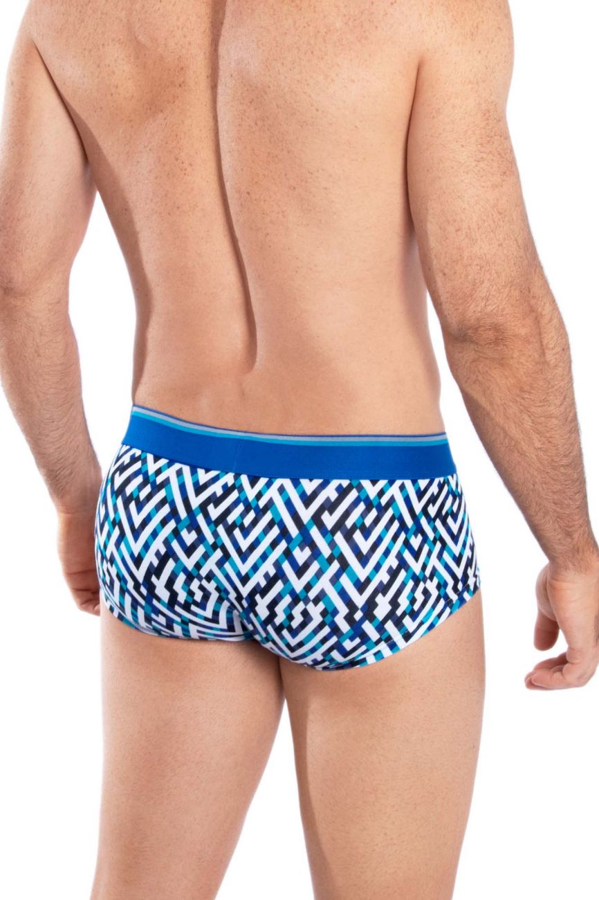 HAWAI 42135 Geometrische Mini-Badehose, Farbe Königsblau