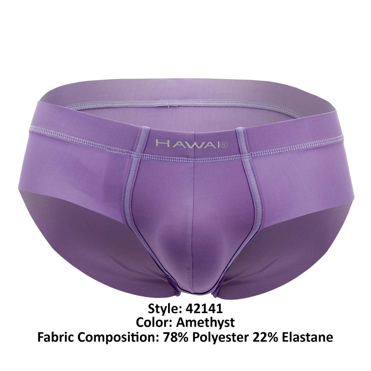 HAWAI 42141 Solide Hüftslips Farbe Amethyst