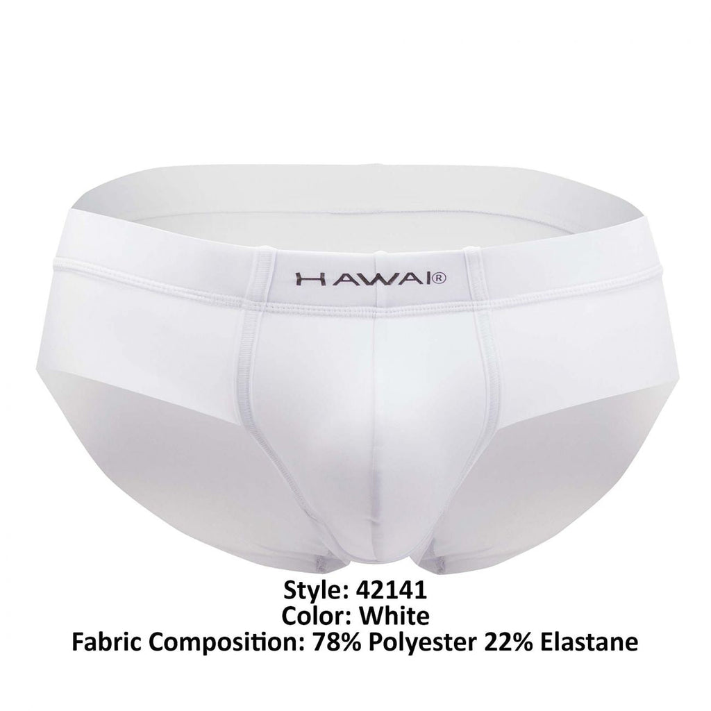 HAWAI 42141 Solide Hüftslips Farbe Weiß
