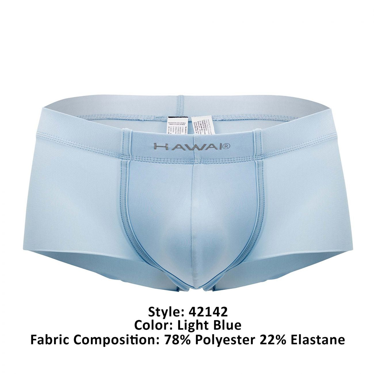 HAWAI 42142 Mikrofaser Badehose Farbe Hellblau