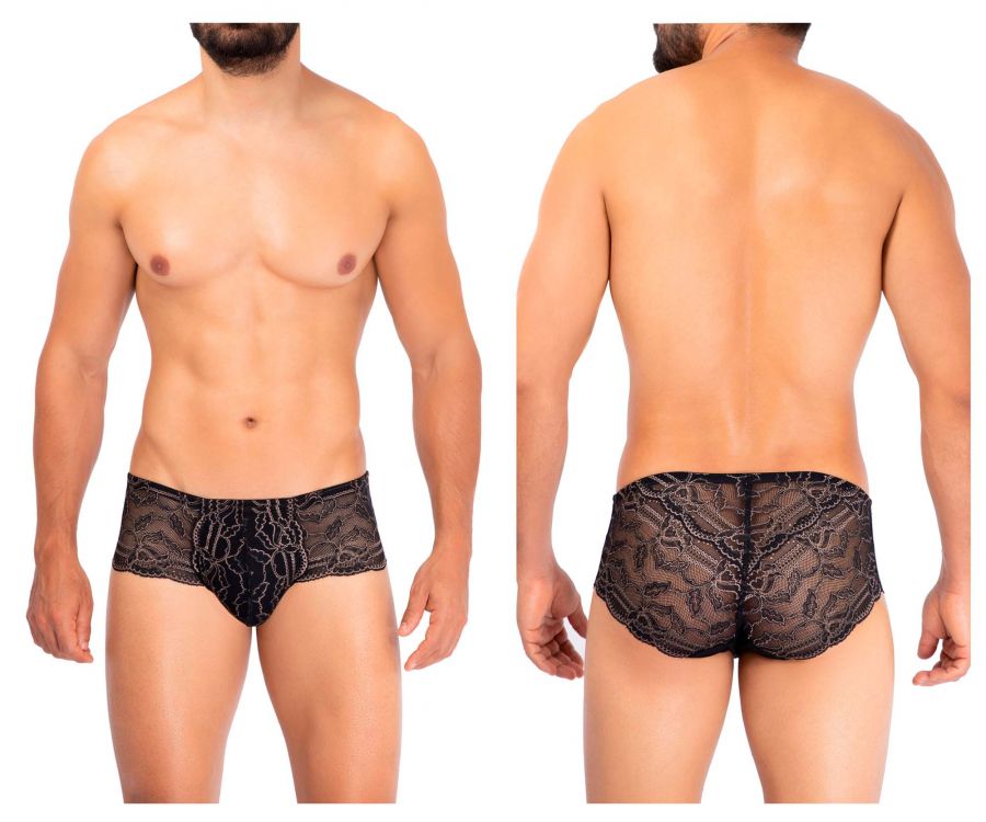 HAWAI 42152 Slip aus einfarbiger Spitze, Farbe Schwarz