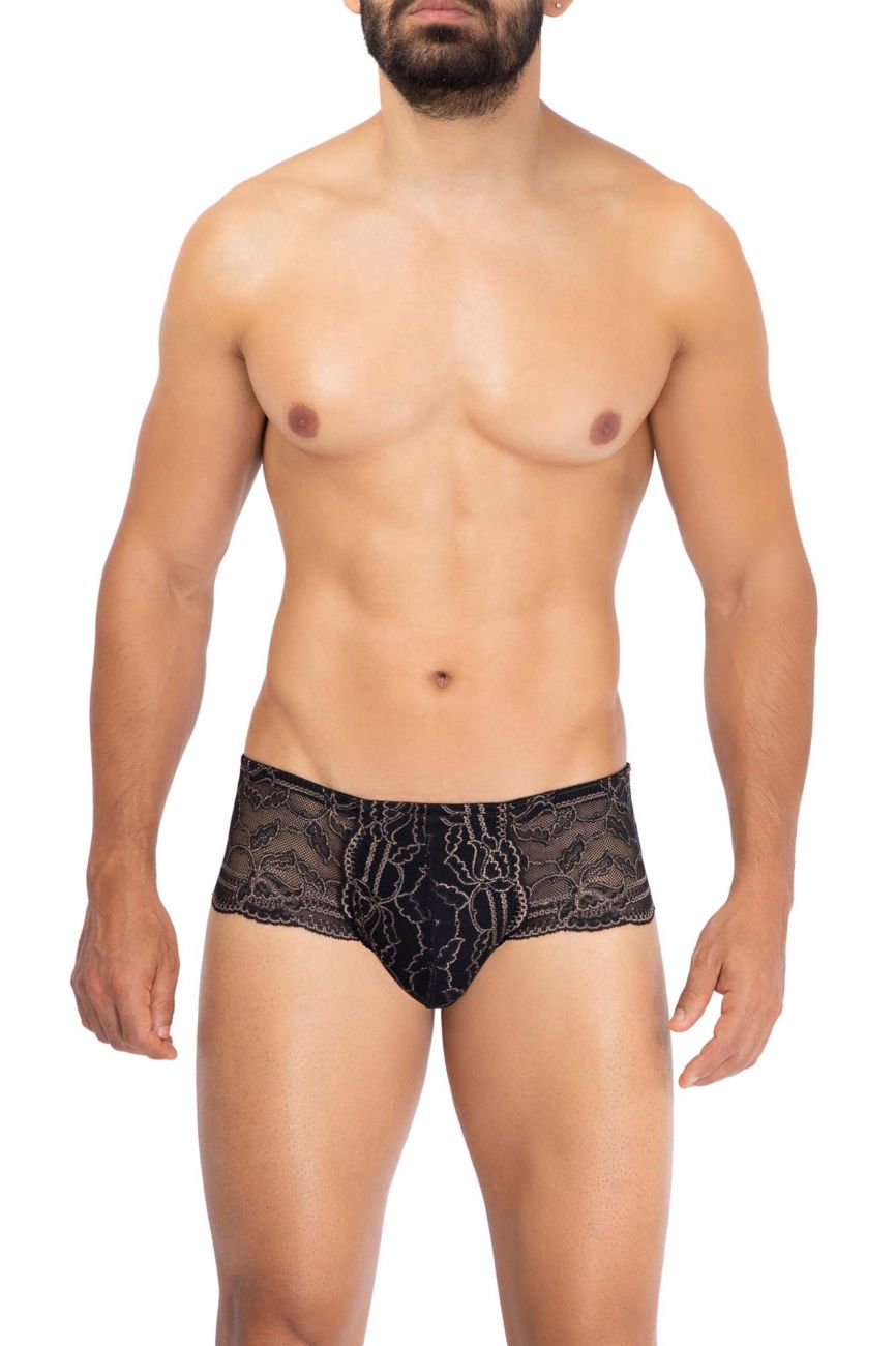 HAWAI 42152 Slip aus einfarbiger Spitze, Farbe Schwarz