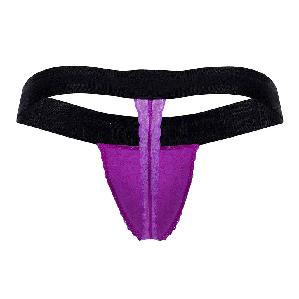 HAWAI 42153 Strings aus einfarbiger Spitze, Farbe Lila