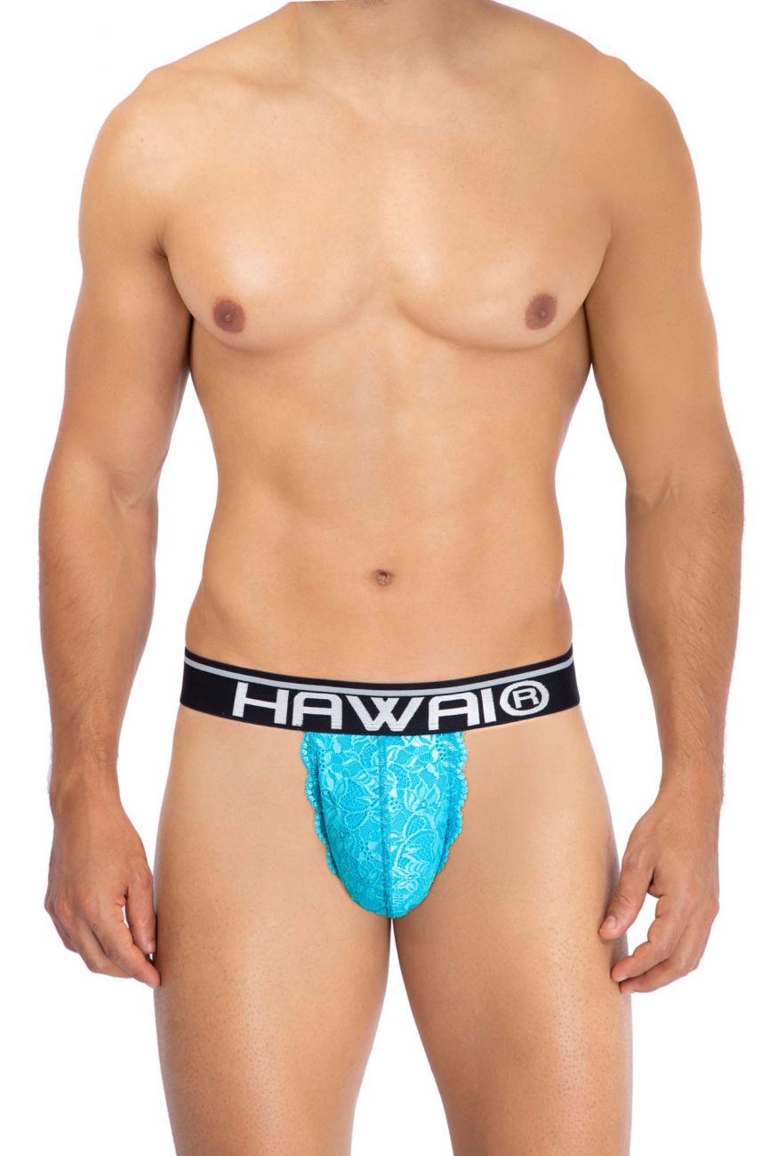 HAWAI 42153 Strings aus fester Spitze, Farbe Türkis