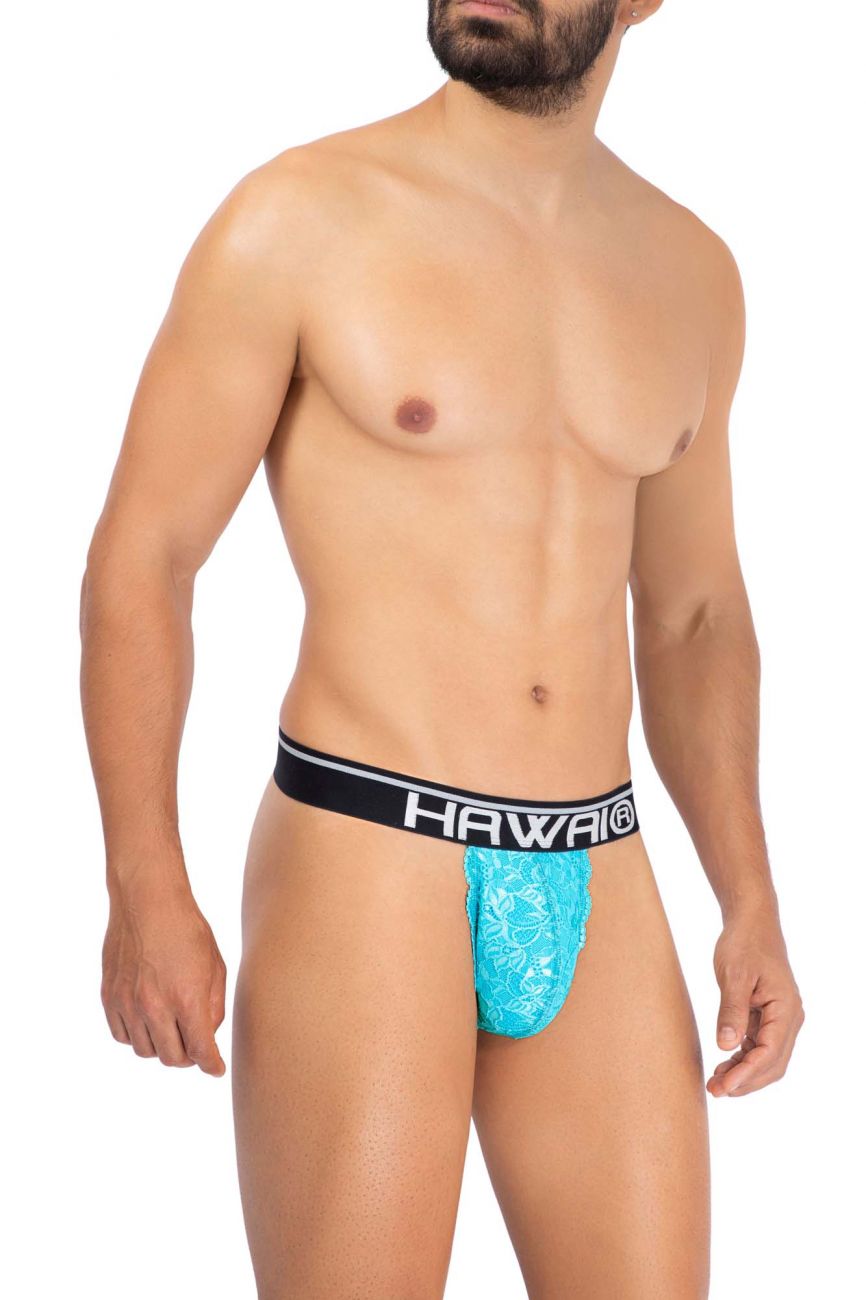 HAWAI 42153 Strings aus fester Spitze, Farbe Türkis